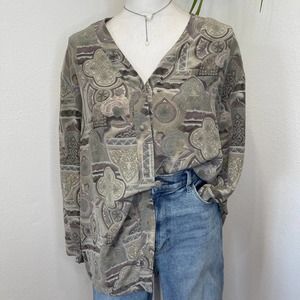 VTG The Silk Collection White Pine Company blouse